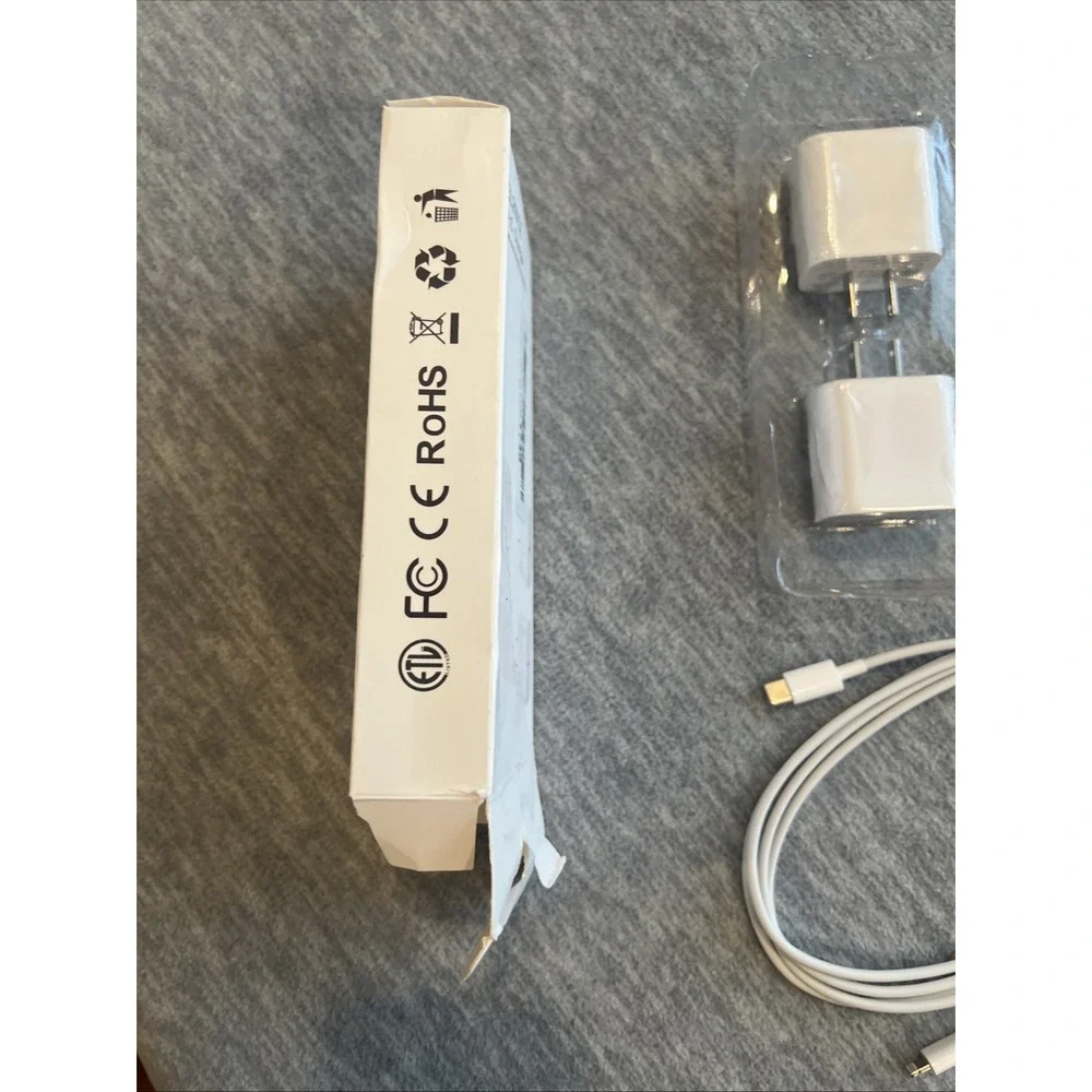 Feels2Nice USB-C Quick Cables & Block Chargers 2Pk For iPhone 14 & Below New Box